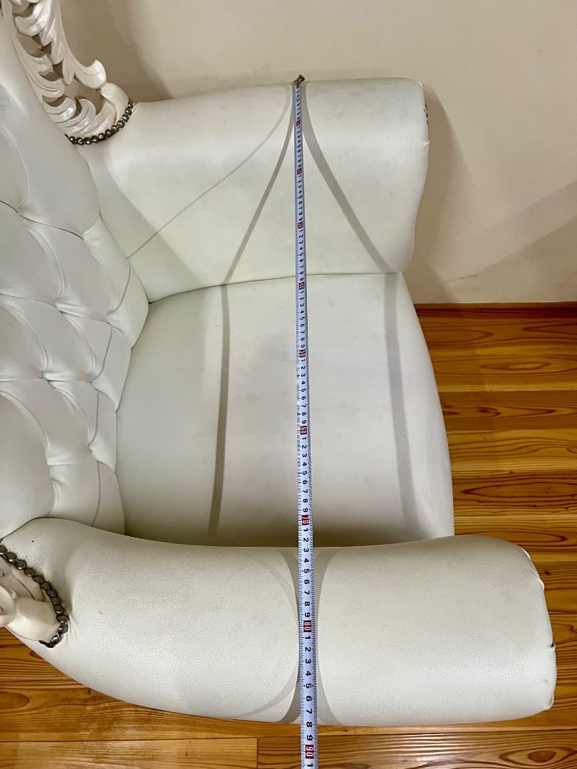 ひとり掛け　猫足レザーソファー　送料無料‼︎