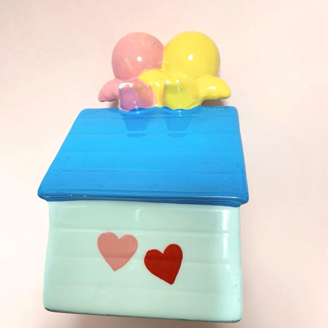 内藤ルネ　ラブリーバード貯金箱　鳥　陶器　家　激レア　昭和レトロ　当時物