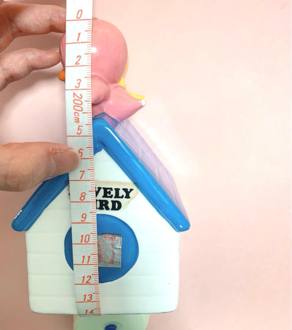 内藤ルネ　ラブリーバード貯金箱　鳥　陶器　家　激レア　昭和レトロ　当時物