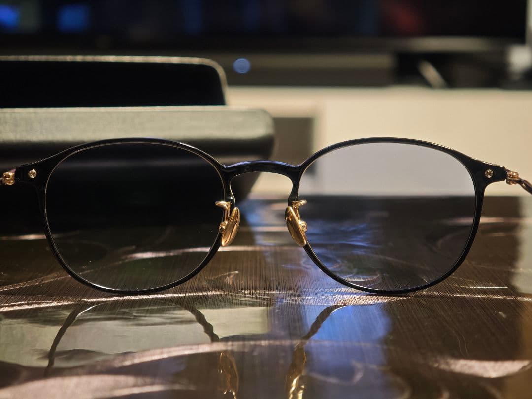 JINS ジンズ Combination Titanium ボストン メガネ