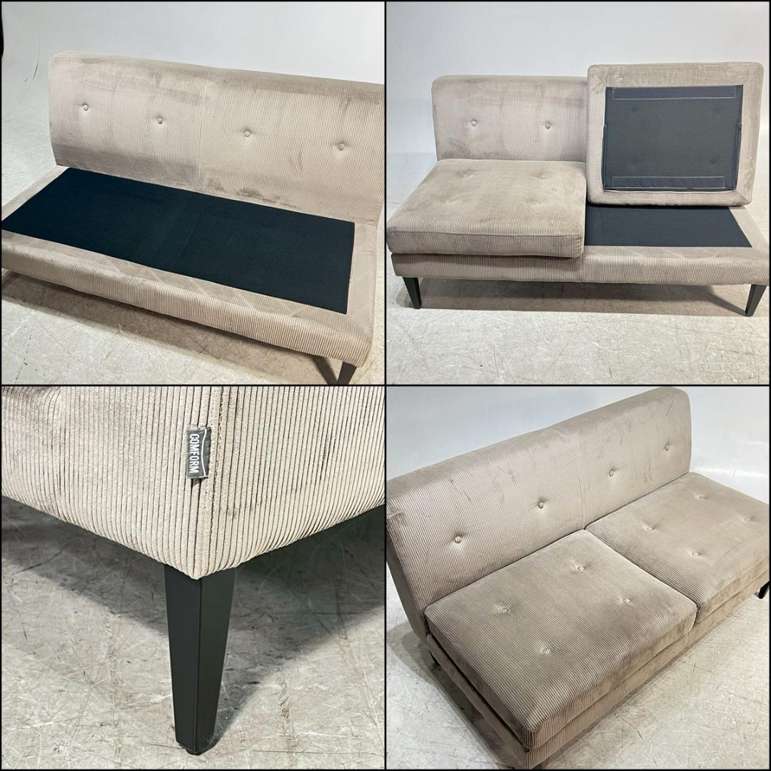 COMFORM コンフォーム コーデュロイ ソファ 2P ラブソファ レトロ