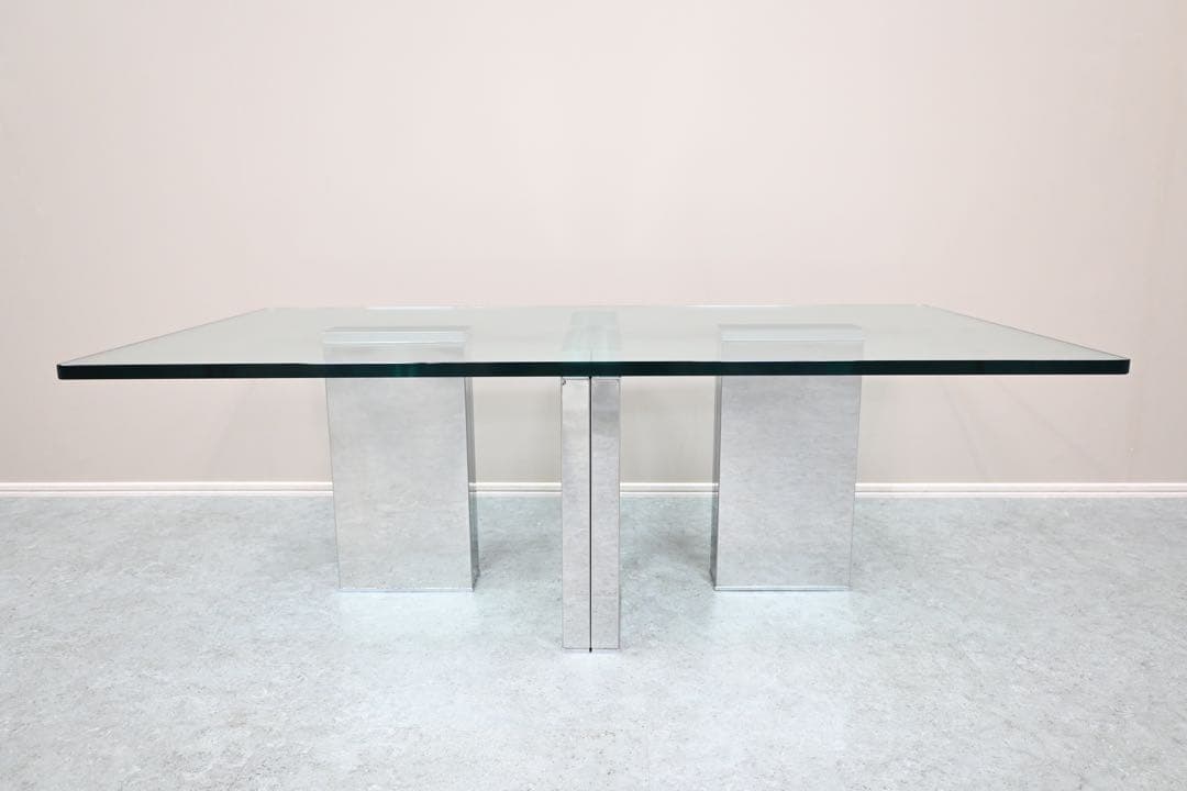 VARO,S.A. VALENTI バロッサバレンティ ガラス センターテーブル