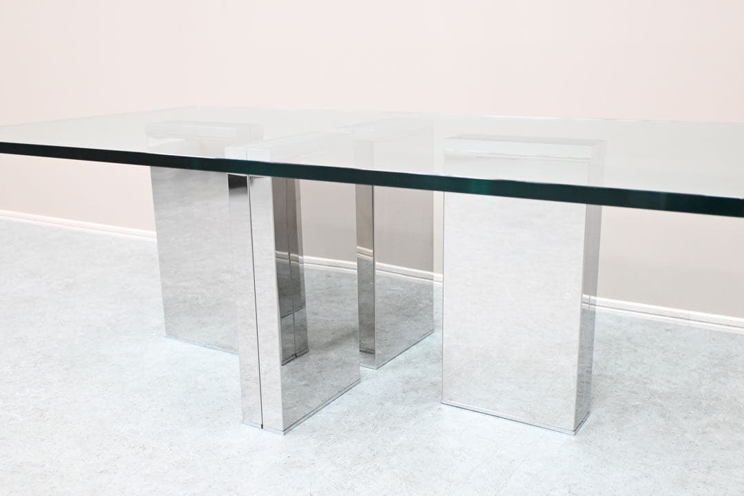 VARO,S.A. VALENTI バロッサバレンティ ガラス センターテーブル