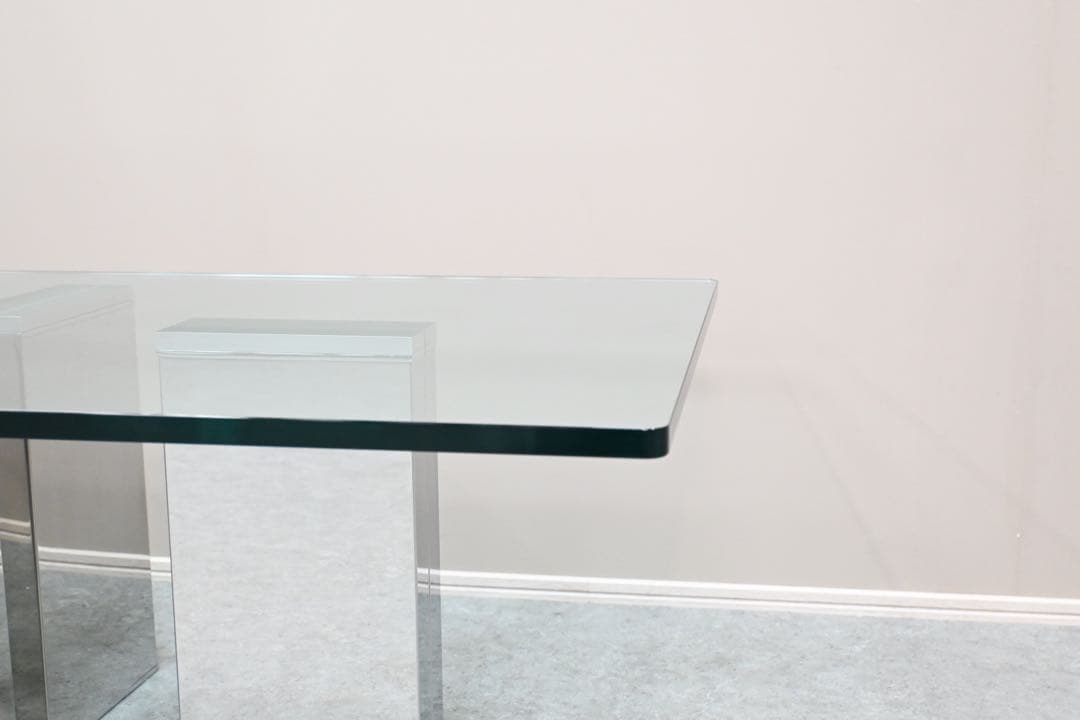 VARO,S.A. VALENTI バロッサバレンティ ガラス センターテーブル