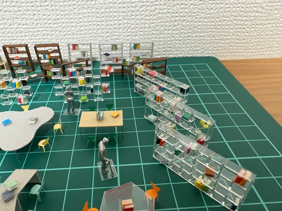 建築模型添景 1/100スタディスペースセット