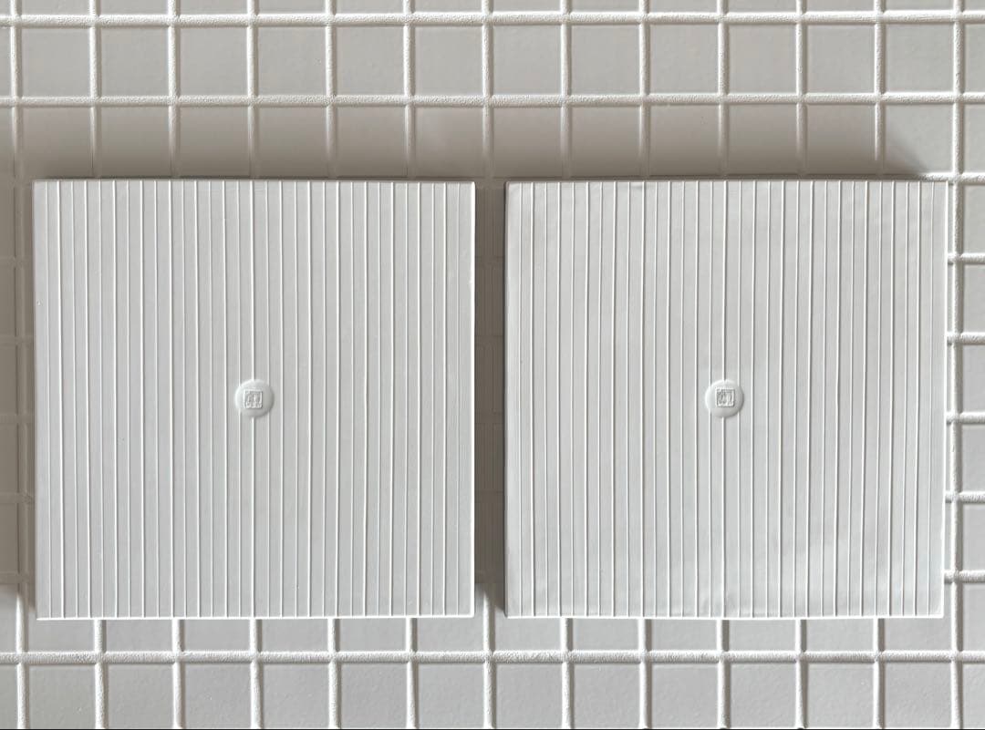 波佐見 【一真窯】 手彫スクエア 28cm （黒）2枚