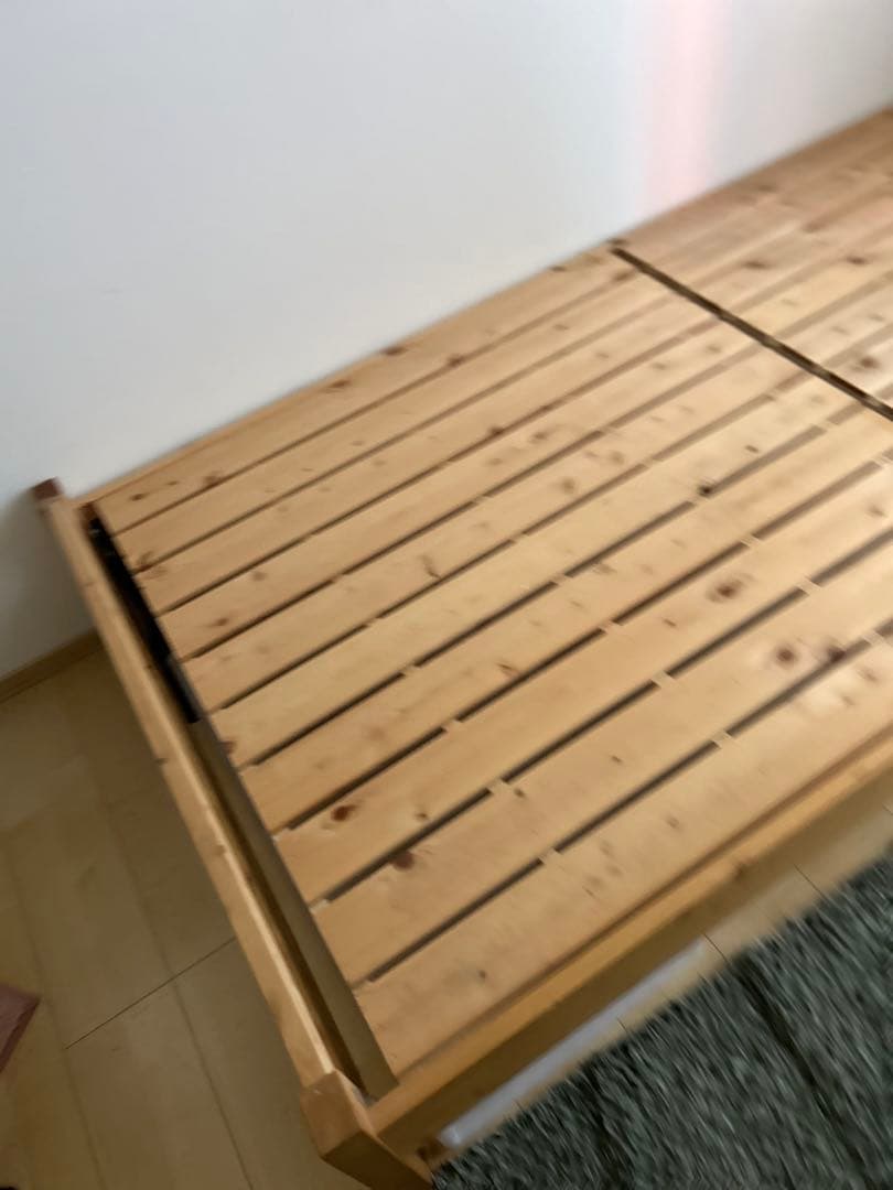 ポパイのパパ　シングルサイズ木製すのこベッド
