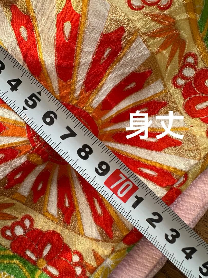 ^_^　七五三　3歳アンティークお着物セット