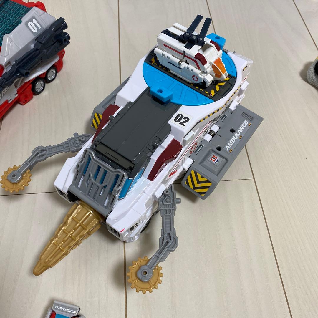 廃盤 レア トミカ ハイパーレスキュー 1号2号 アクティブチェンジャー