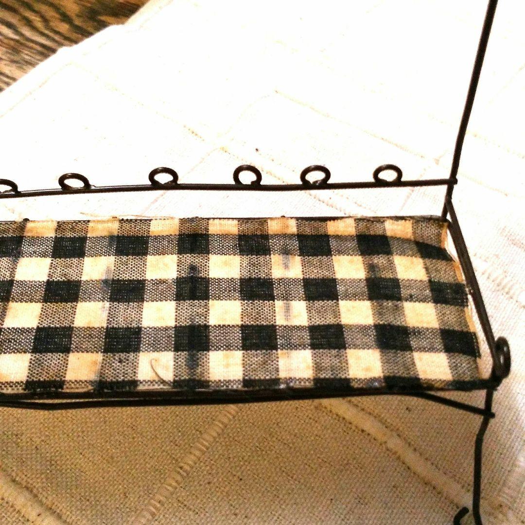 訳あり☆ほっこりワイヤーベンチ、B