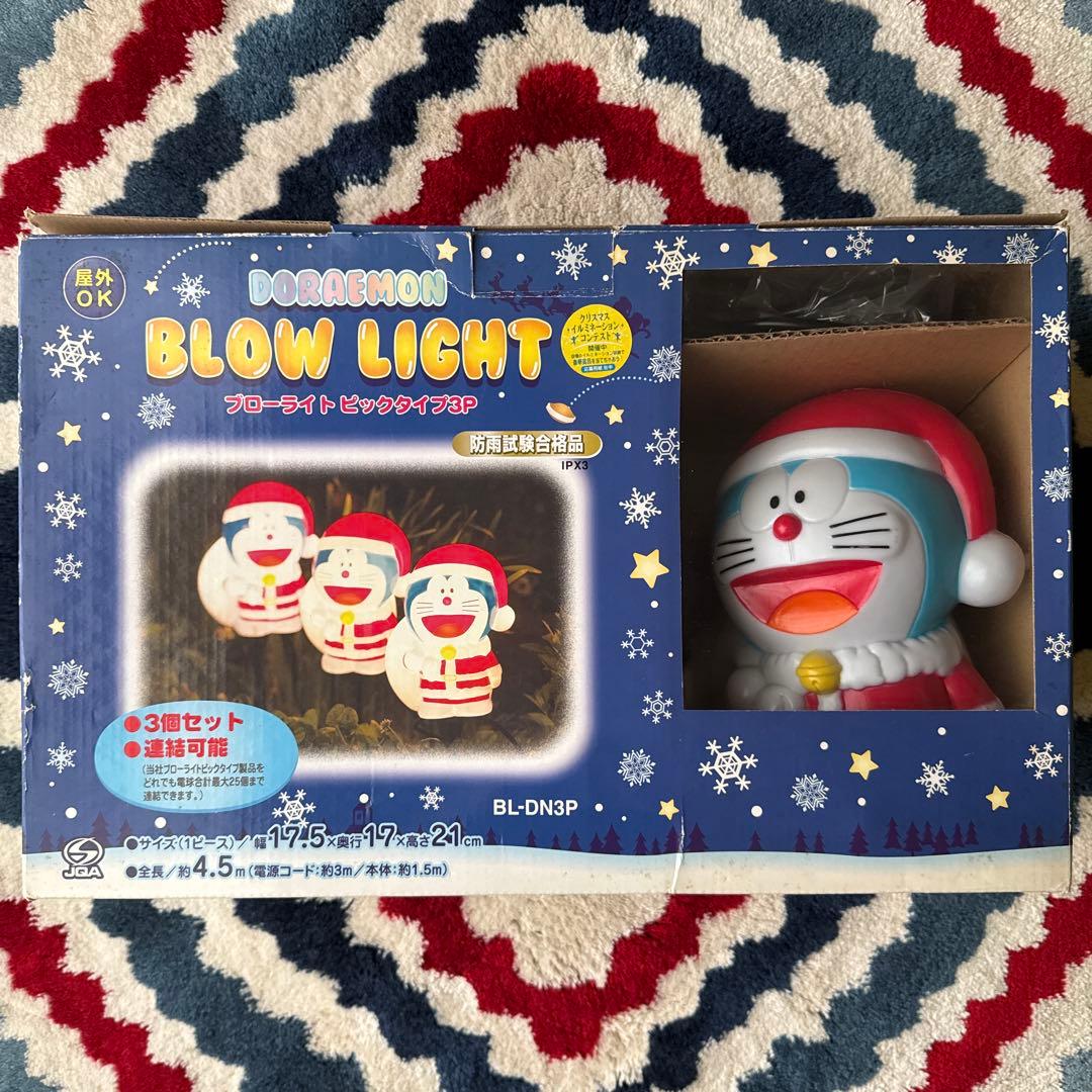 ドラえもんクリスマスブローライト ピックタイプ3個セット