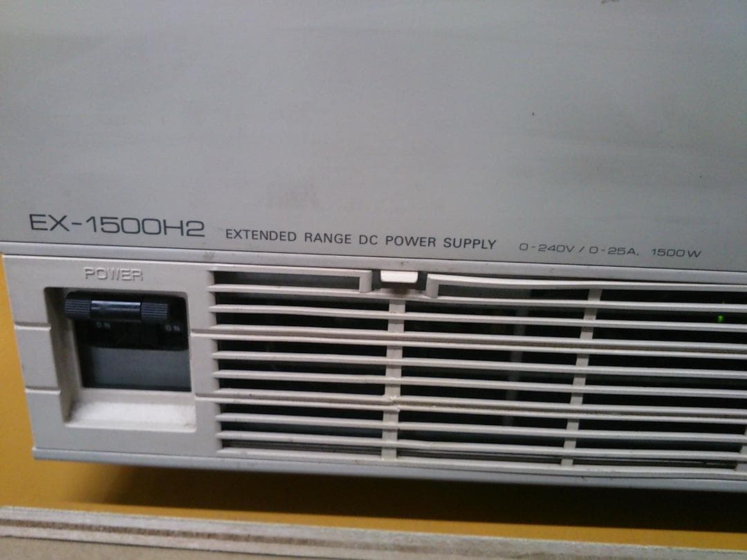 動作確認済 直流安定化電源 ズーム電源 高砂 EX-1500H2 240V25A - メルカリ