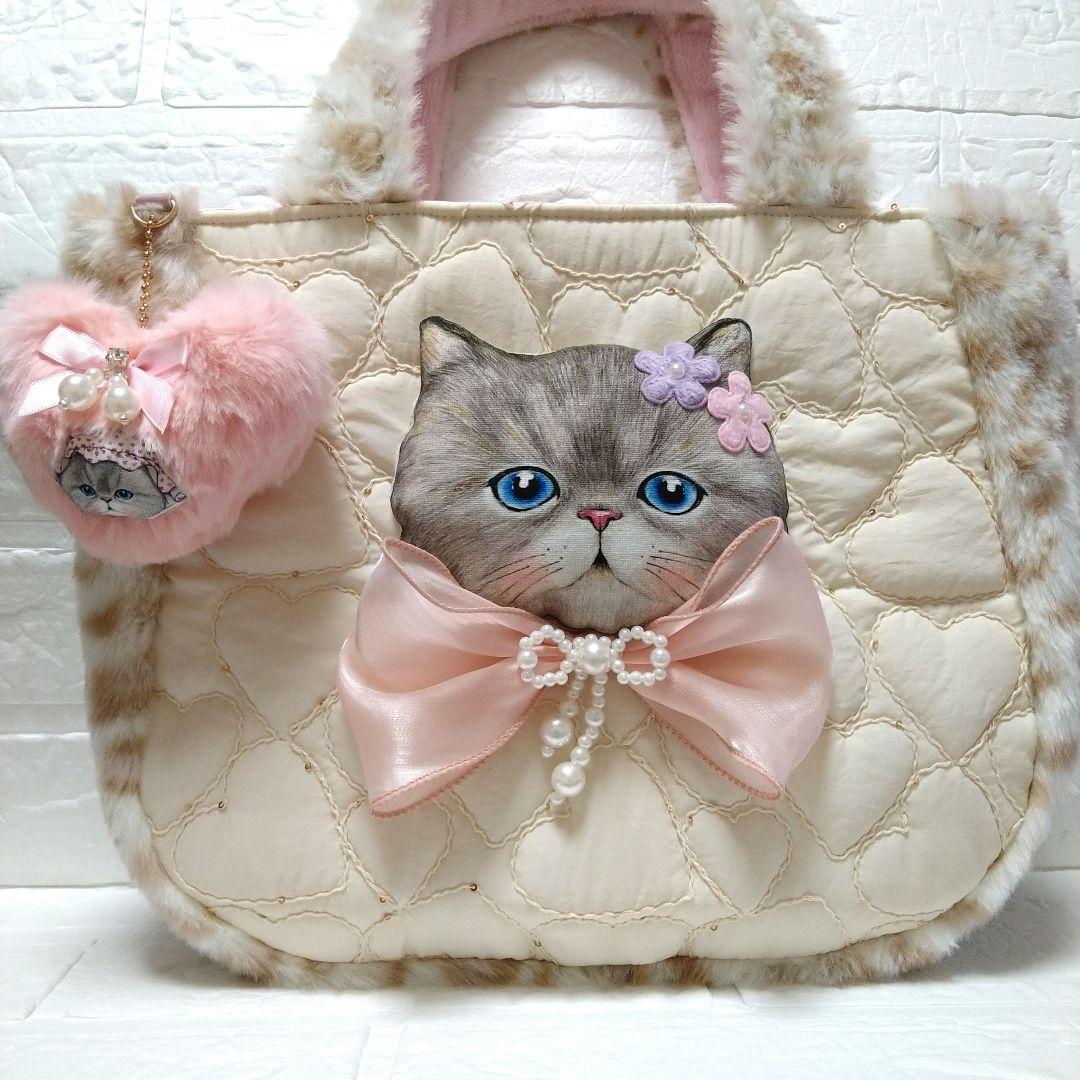 ゆ*ん様 コヤンイサムチョン☆ラウンドトート ハート刺繍キルト