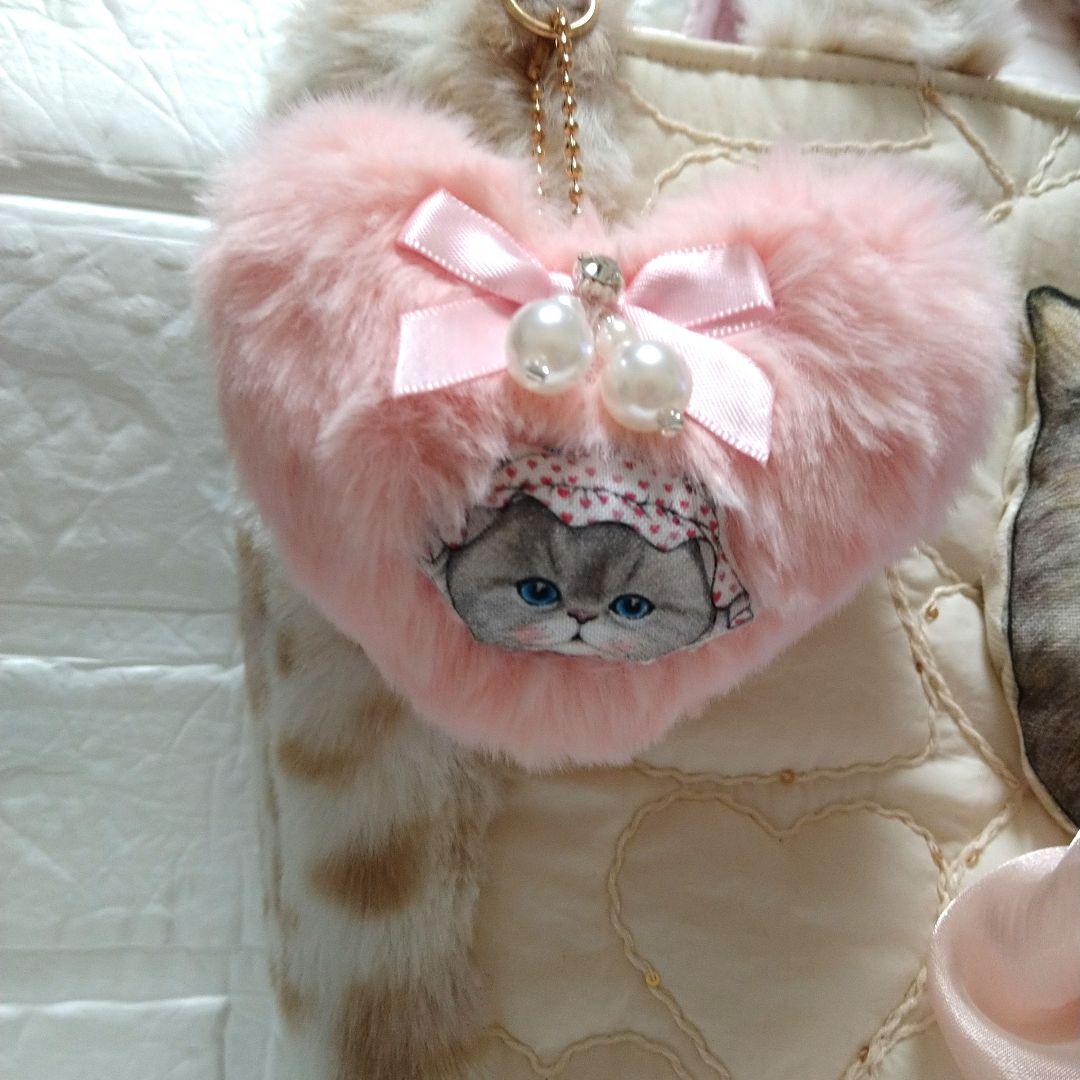 ゆ*ん様 コヤンイサムチョン☆ラウンドトート ハート刺繍キルト