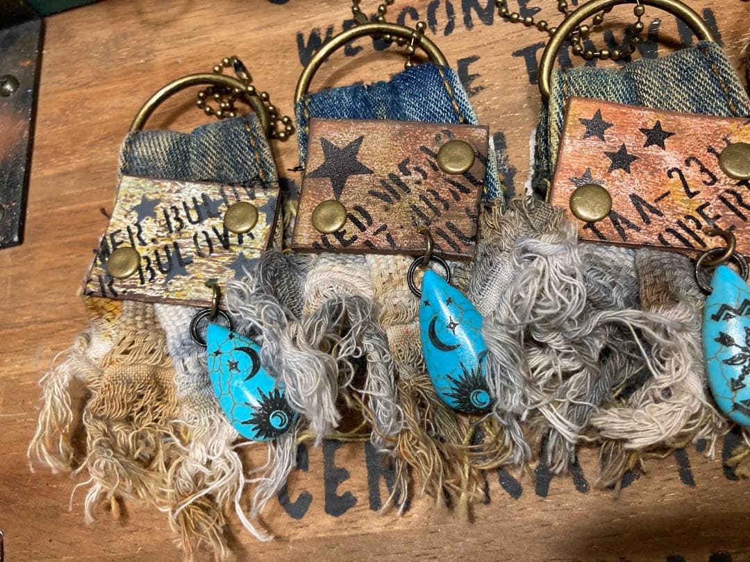 手染めデニム★感謝価格★モシャモシャ★革タグC3