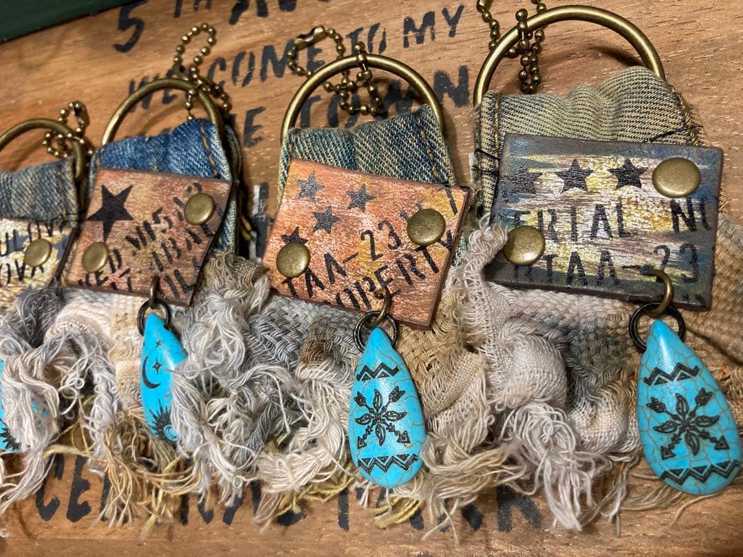 手染めデニム★感謝価格★モシャモシャ★革タグC3