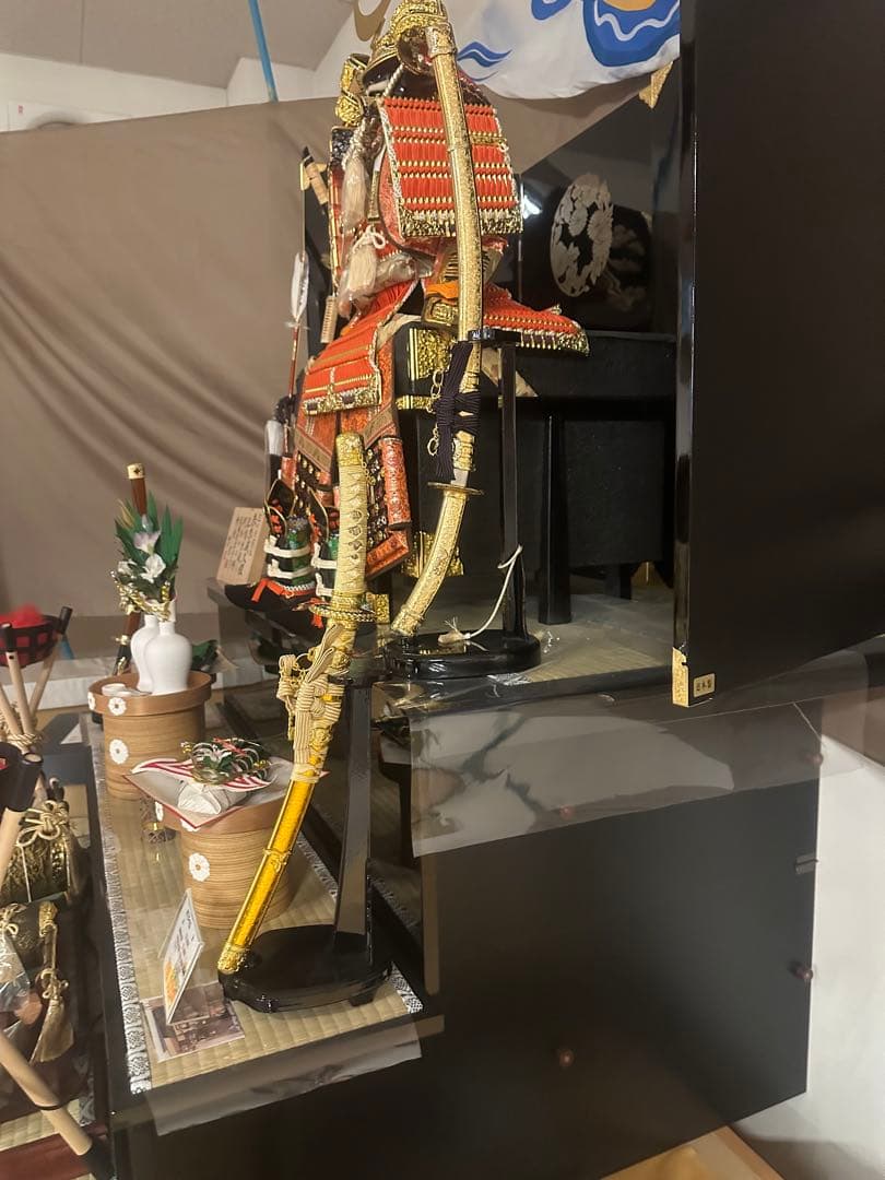 【定価約70万円】五月人形 鎧飾り 一式フルセット店舗閉店特価 端午の節句