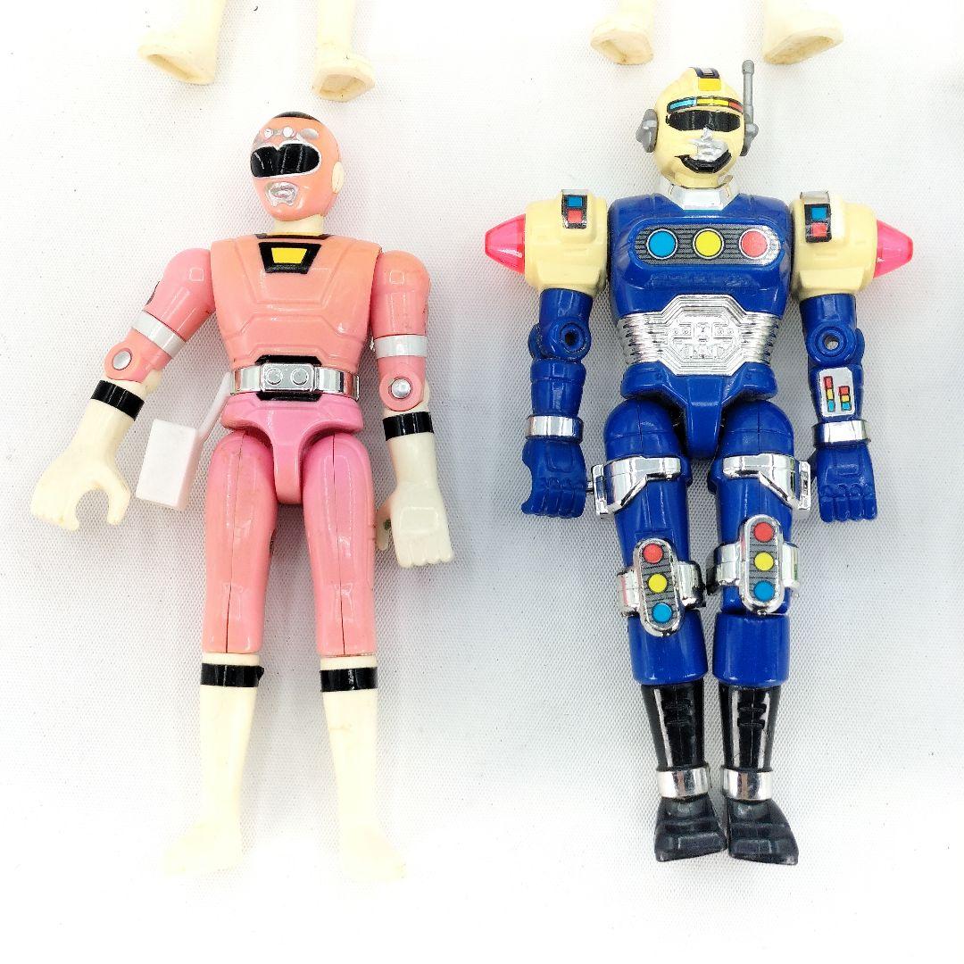 当時物 激走戦隊カーレンジャー 激走ヒーロー アクションフィギュア 6種セット