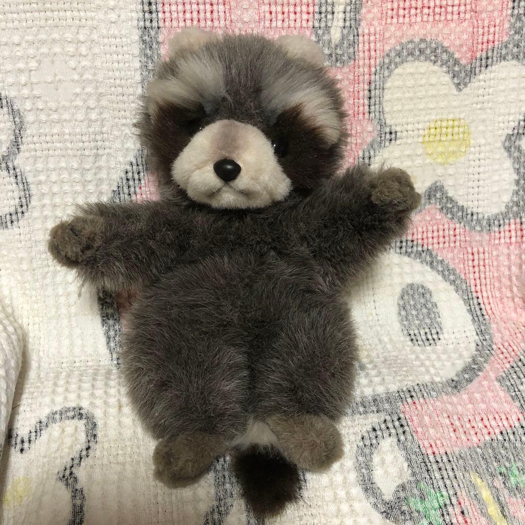 昭和レトロ ヴィンテージ オリエンタルトーイ アライグマ ぬいぐるみ