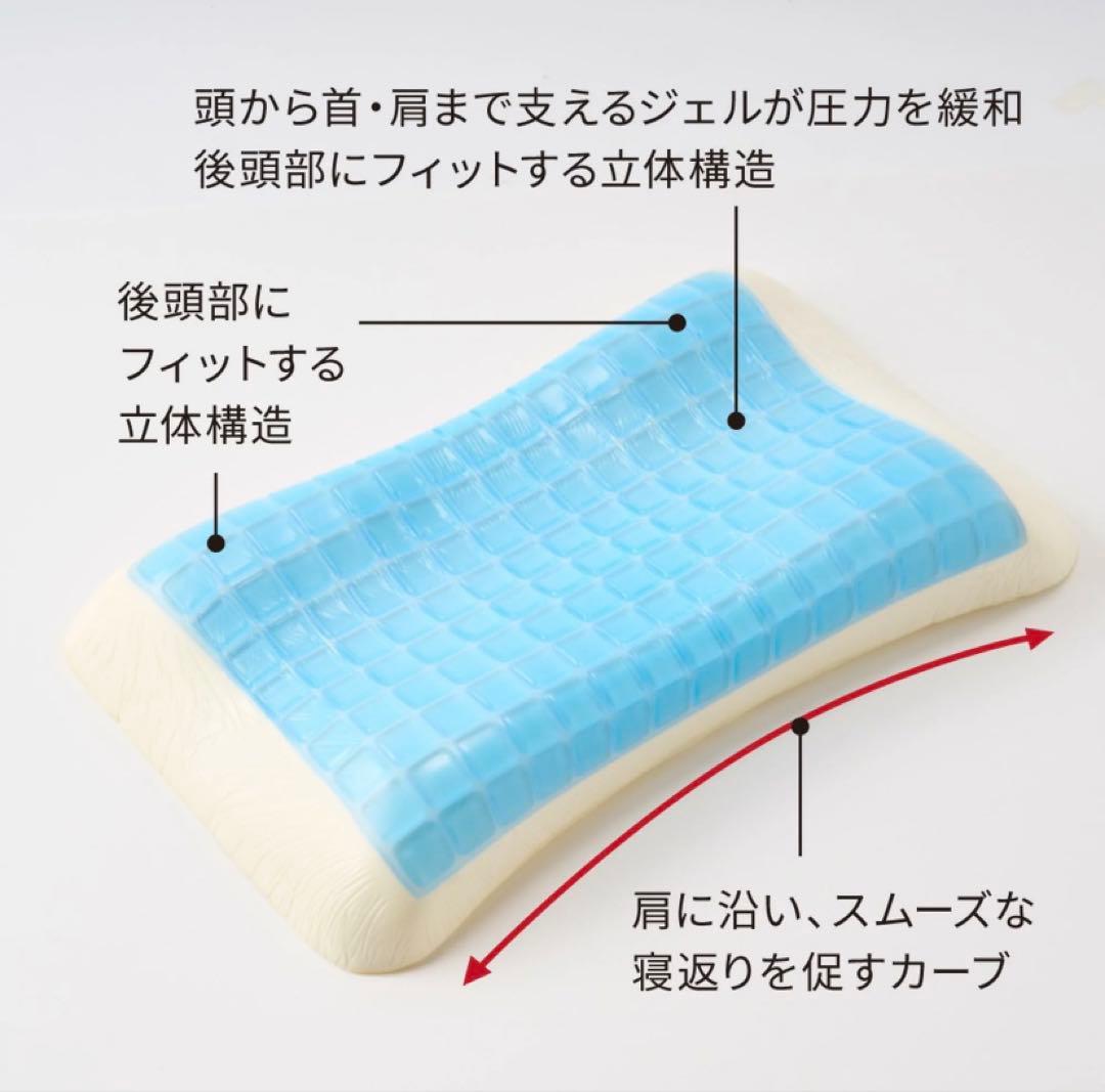 ゆ*ー様 テクノジェル スリーピング コントアーピローII 9cm 新品未使用