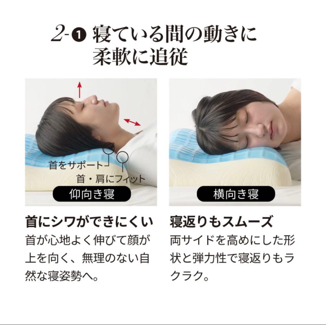 ゆ*ー様 テクノジェル スリーピング コントアーピローII 9cm 新品未使用