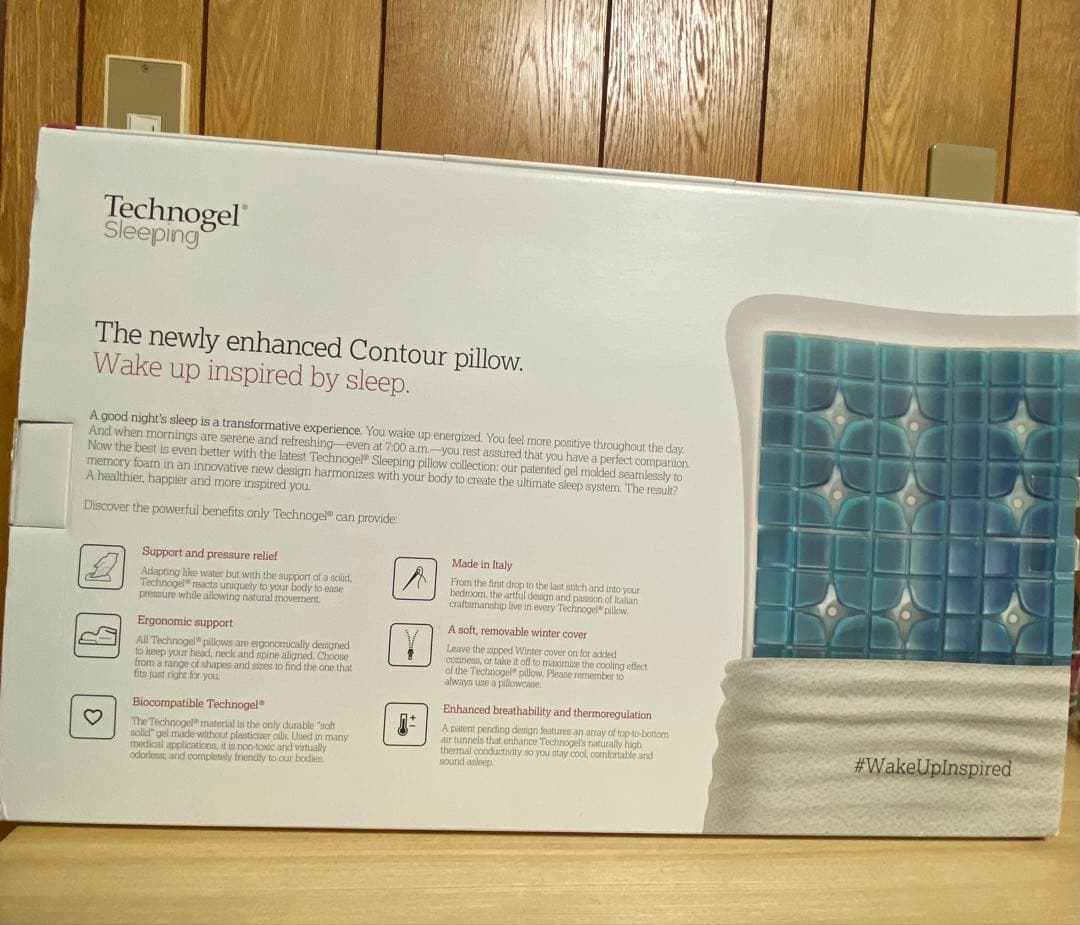 ゆ*ー様 テクノジェル スリーピング コントアーピローII 9cm 新品未使用