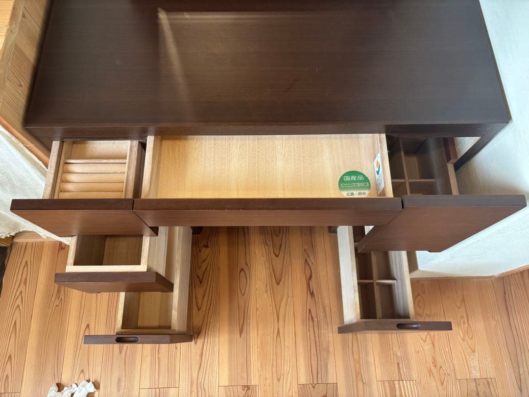 木製ドレッサー・鏡台 ウォールナット 府中家具の通販｜www