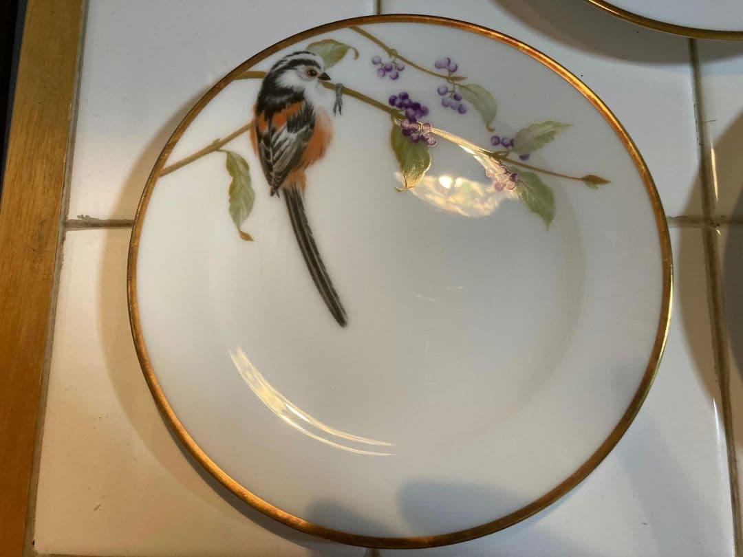 大倉陶園鳥柄お皿３枚