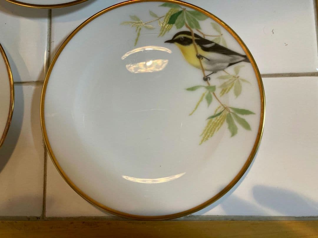 大倉陶園鳥柄お皿３枚