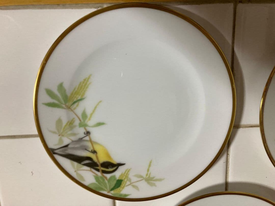 大倉陶園鳥柄お皿３枚