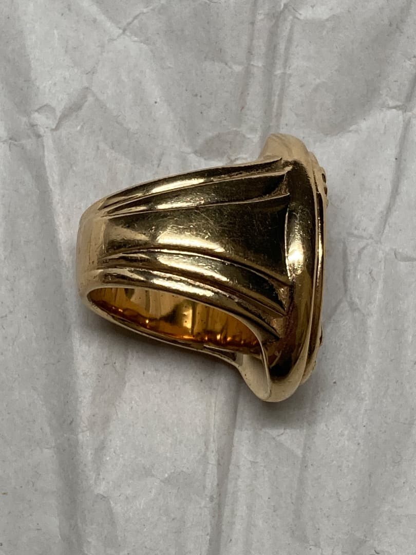 ゴールド シグネット リング CASABLANCA 26.63g