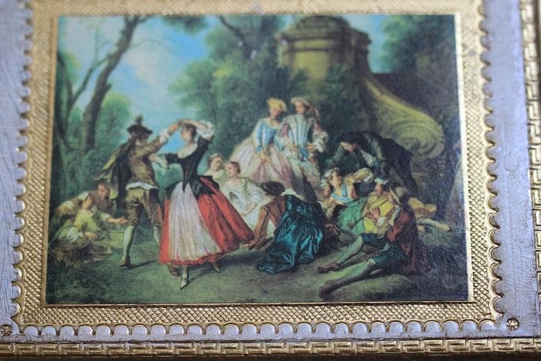 【セール中】1950-1960年代ヴィンテージロマンチックイタリアン木板セット