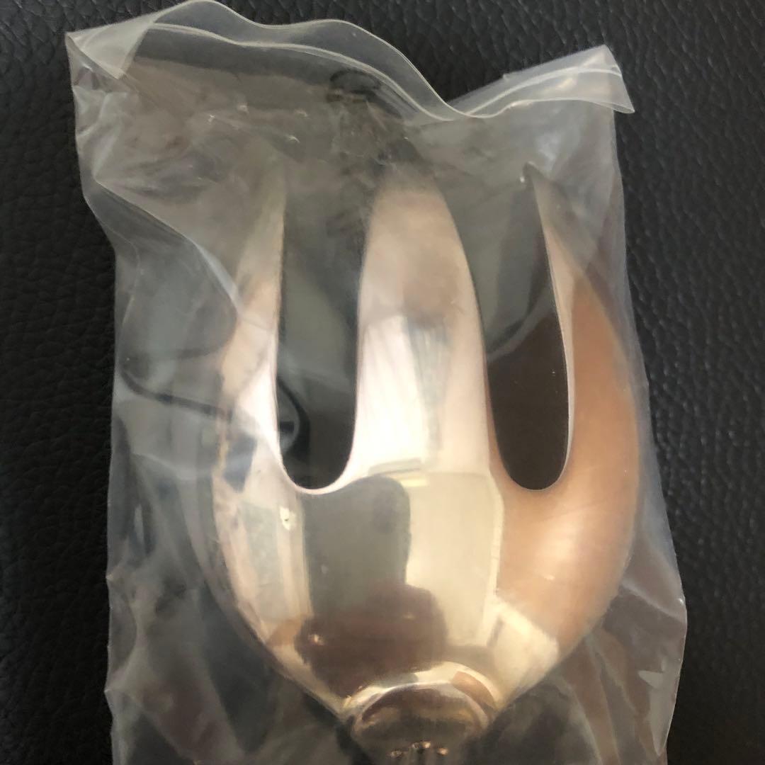 希少未開封クリストフルアリアゴールドリングサラダサービングフォーク変色防止布袋付