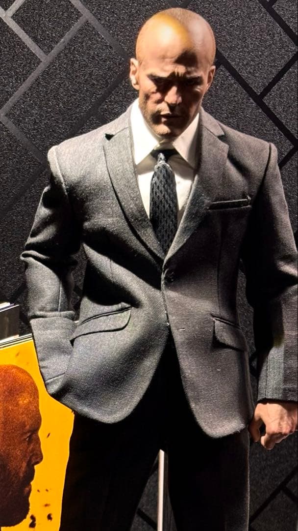 ジェイソン・ステイサム 1/6 フィギュア ヘッドパーツ 素体 スーツ