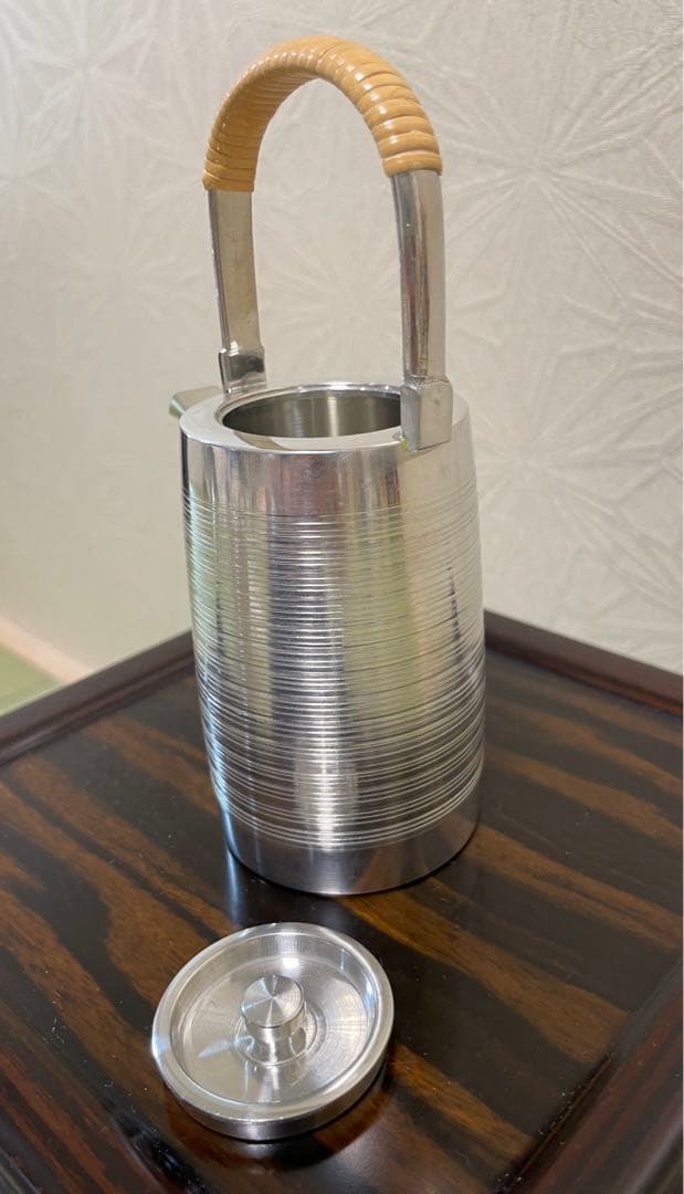 錫　酒器　喜山作　煎茶道具