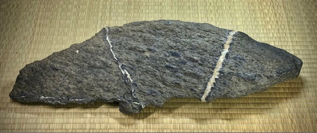 4321 佐治川石 横59(cm):6.8kg 鳥取県産 水石骨董美術品