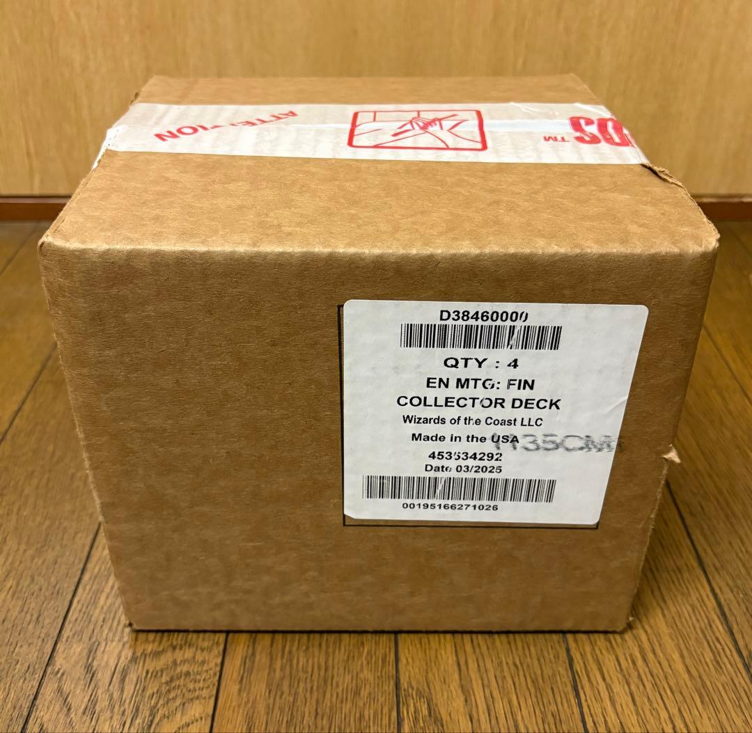 し*ぽ様 【新品未開封】MTG FF コレクター版統率者デッキ 英語版4種