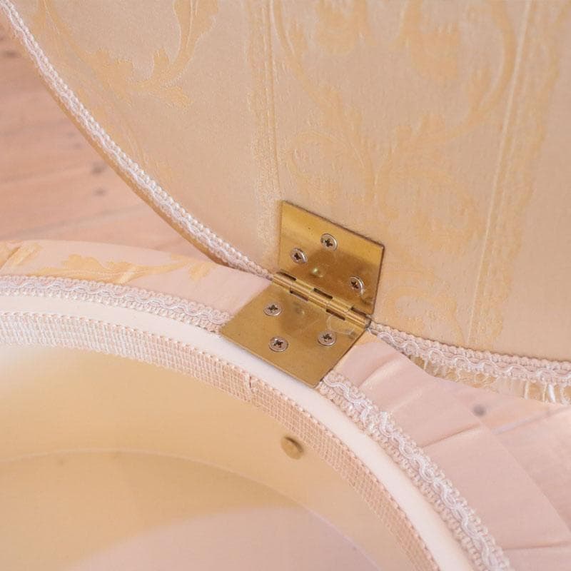 SILIK 収納付スツール オットマン 円形 丸形 シリック 210-1403