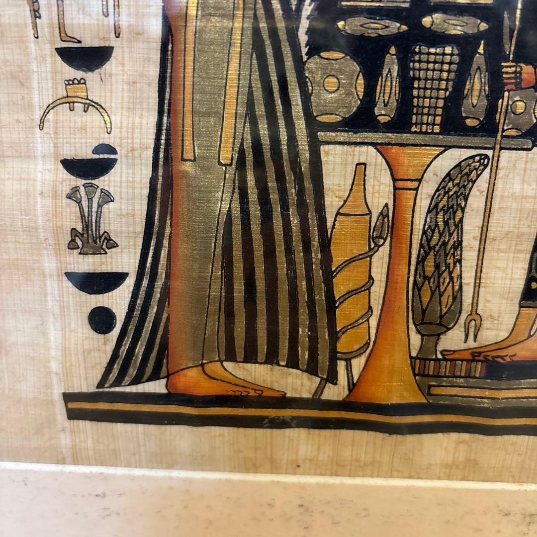 パピルス画 (オリーブオイルの儀式) - メルカリ