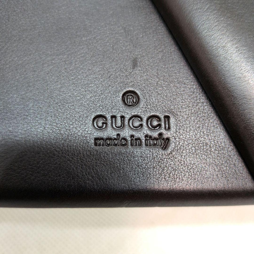 【激レア 極美品】グッチ　フォトフレーム　写真立て　シマレザー　GG柄　ブラウン