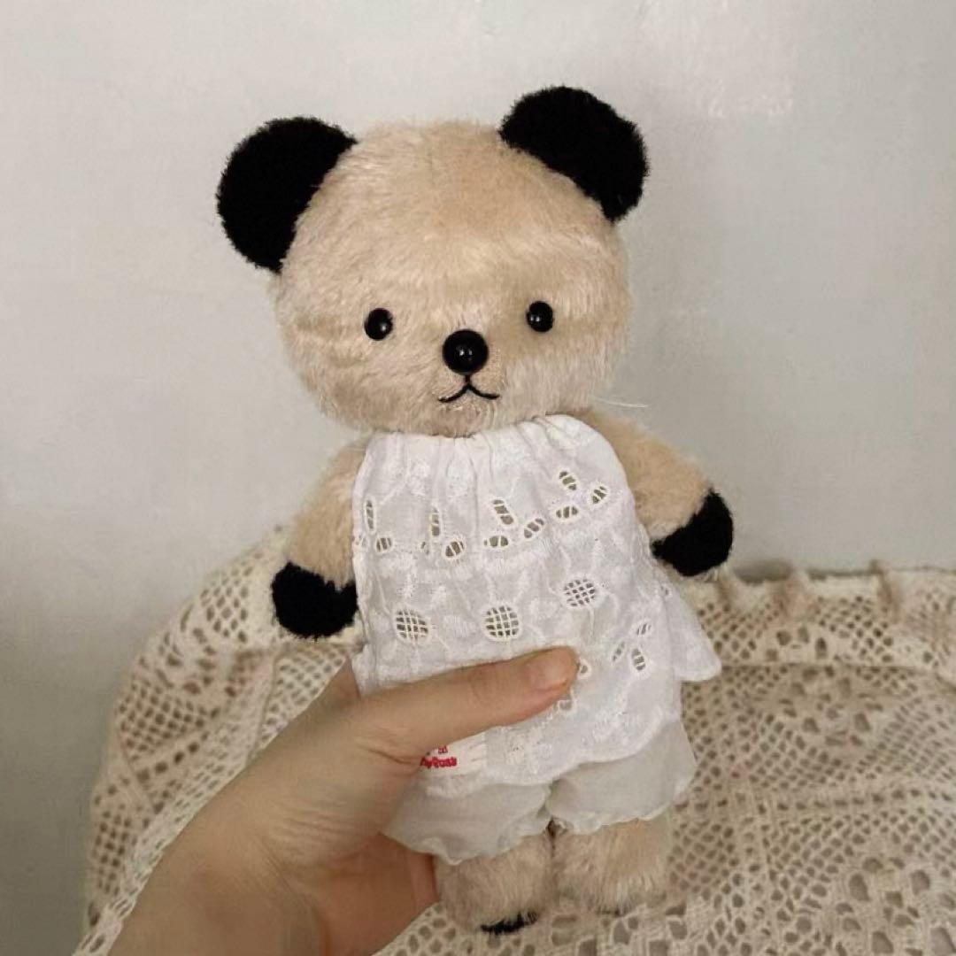 大人しい黒耳くまさん アーティストベア テディベア 海外作家様 ハンドメイド