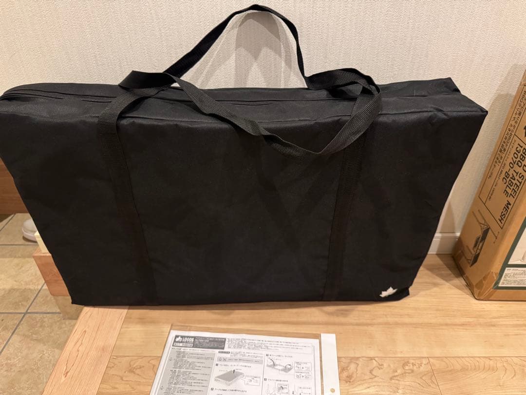 Logos ロゴス　アイアンメッシュ　テーブル ブラック　13070-BC