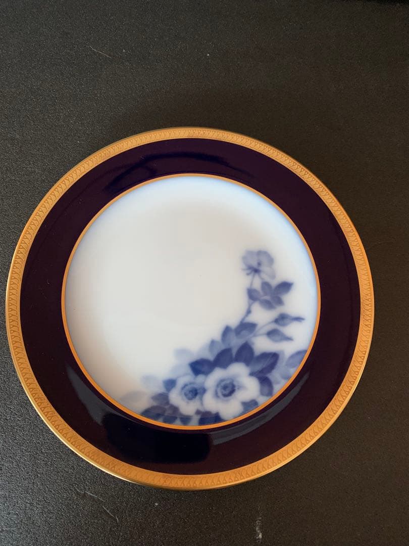 大倉陶園　ブルーローズ 20cm皿6枚セット