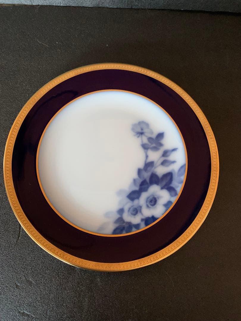 大倉陶園　ブルーローズ 20cm皿6枚セット