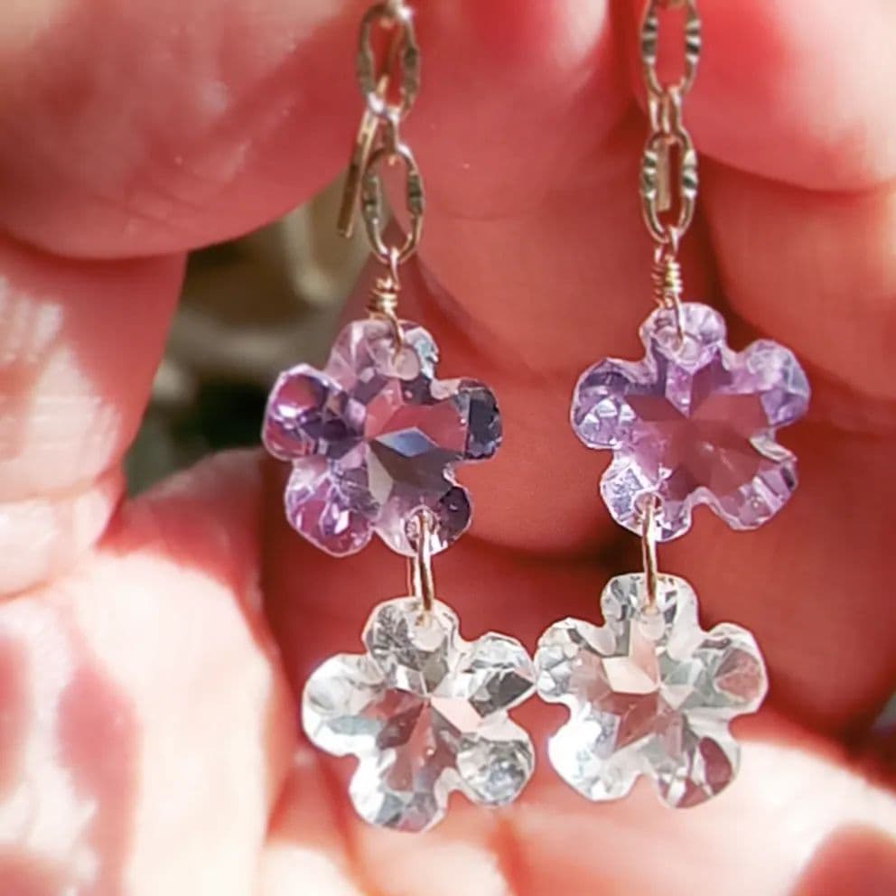 14kgf FLOWERピアス♡