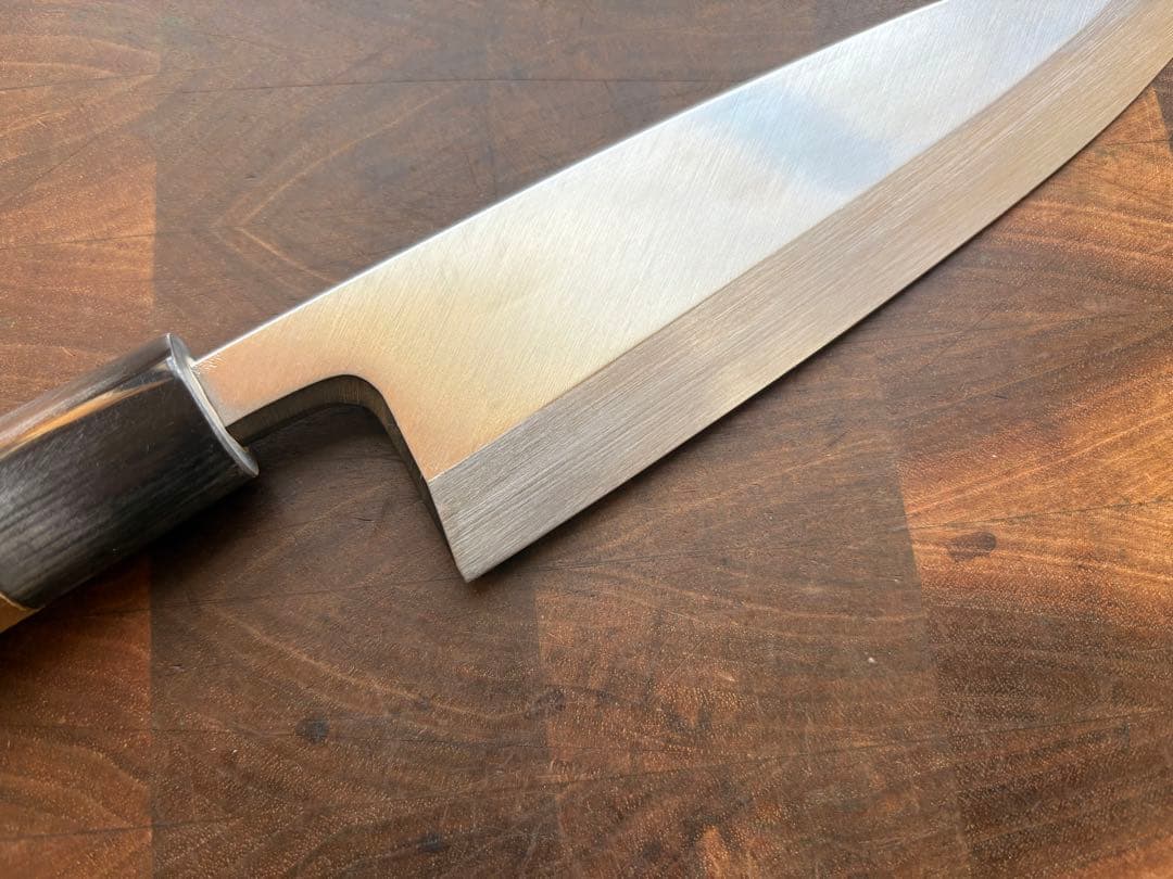 堺打刃物　霞　出刃　150mm 5寸　包丁　白鋼　和包丁　釣り　未使用