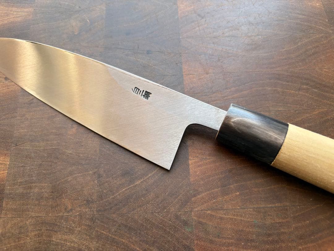 堺打刃物　霞　出刃　150mm 5寸　包丁　白鋼　和包丁　釣り　未使用