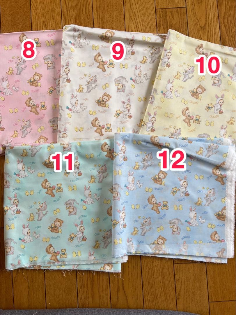 【キルトゲイト生地オーダー生地】 サイズ&金額