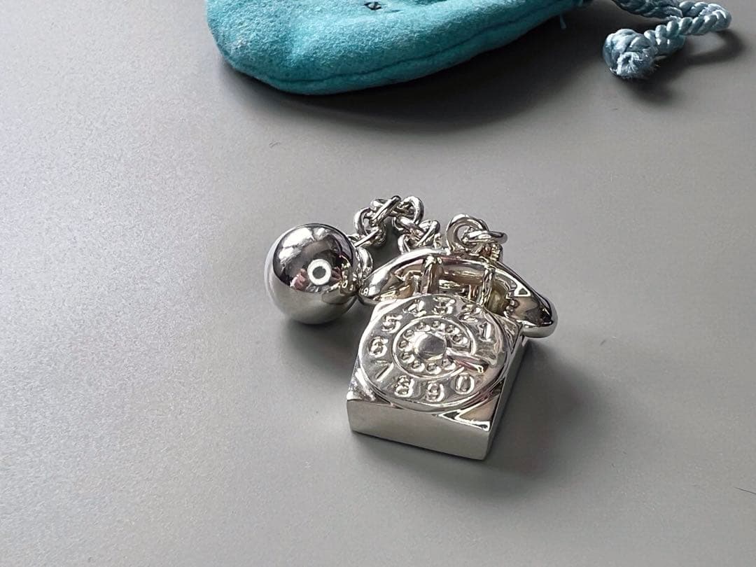 ティファニー 置物 インテリア 黒電話