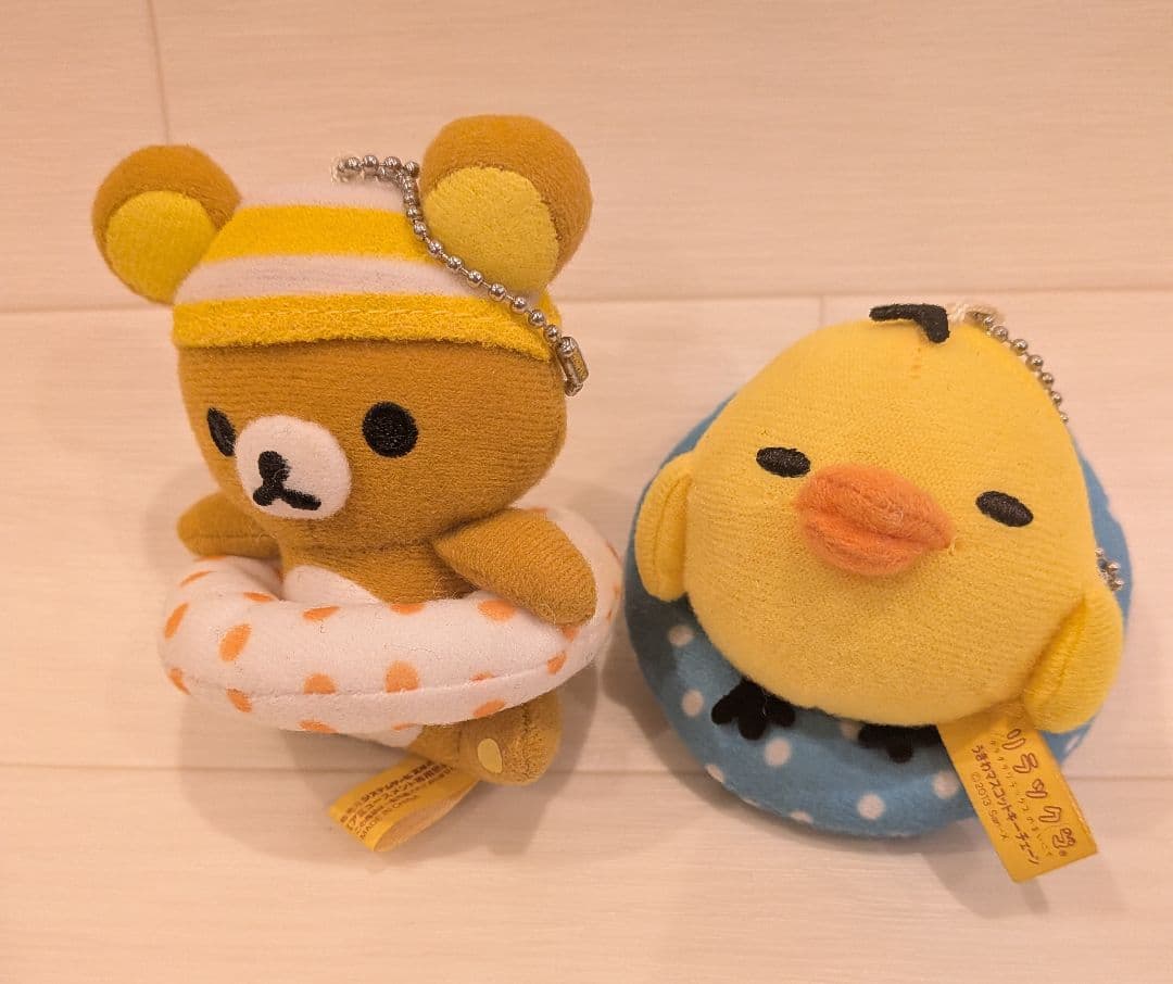 リラックマ うきわ リラックマ茶屋 マスコットキーチェーン 4点 San-X